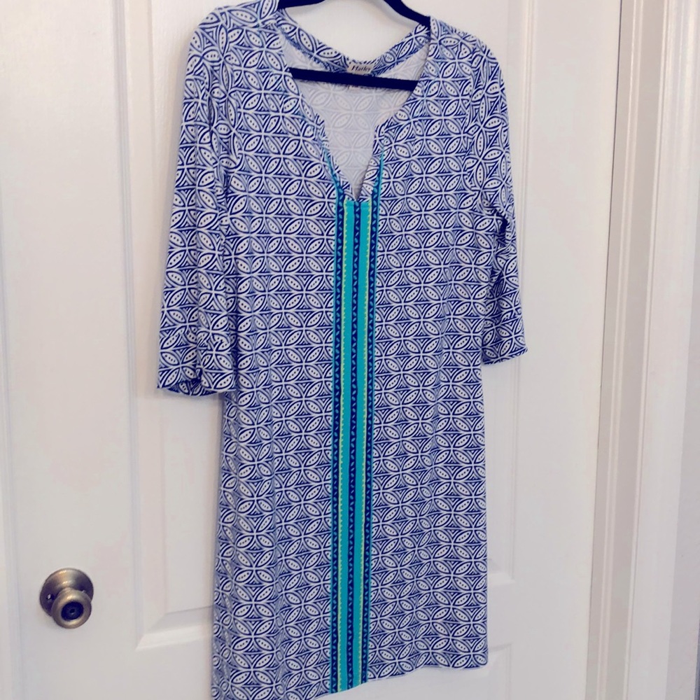 Hayley Print Dress with 3/4 sleeves